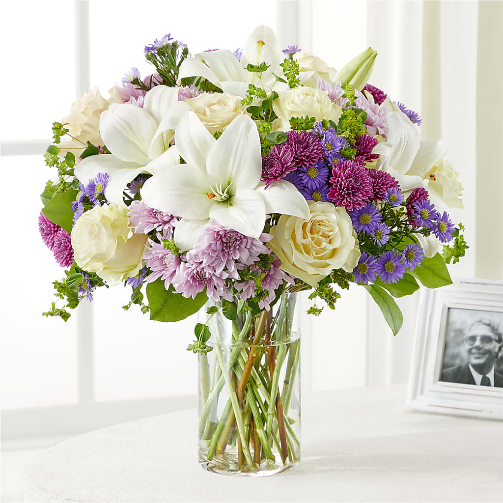 Wishing Peace Bouquet – White Lilies N Paradise, Kokomo IN
