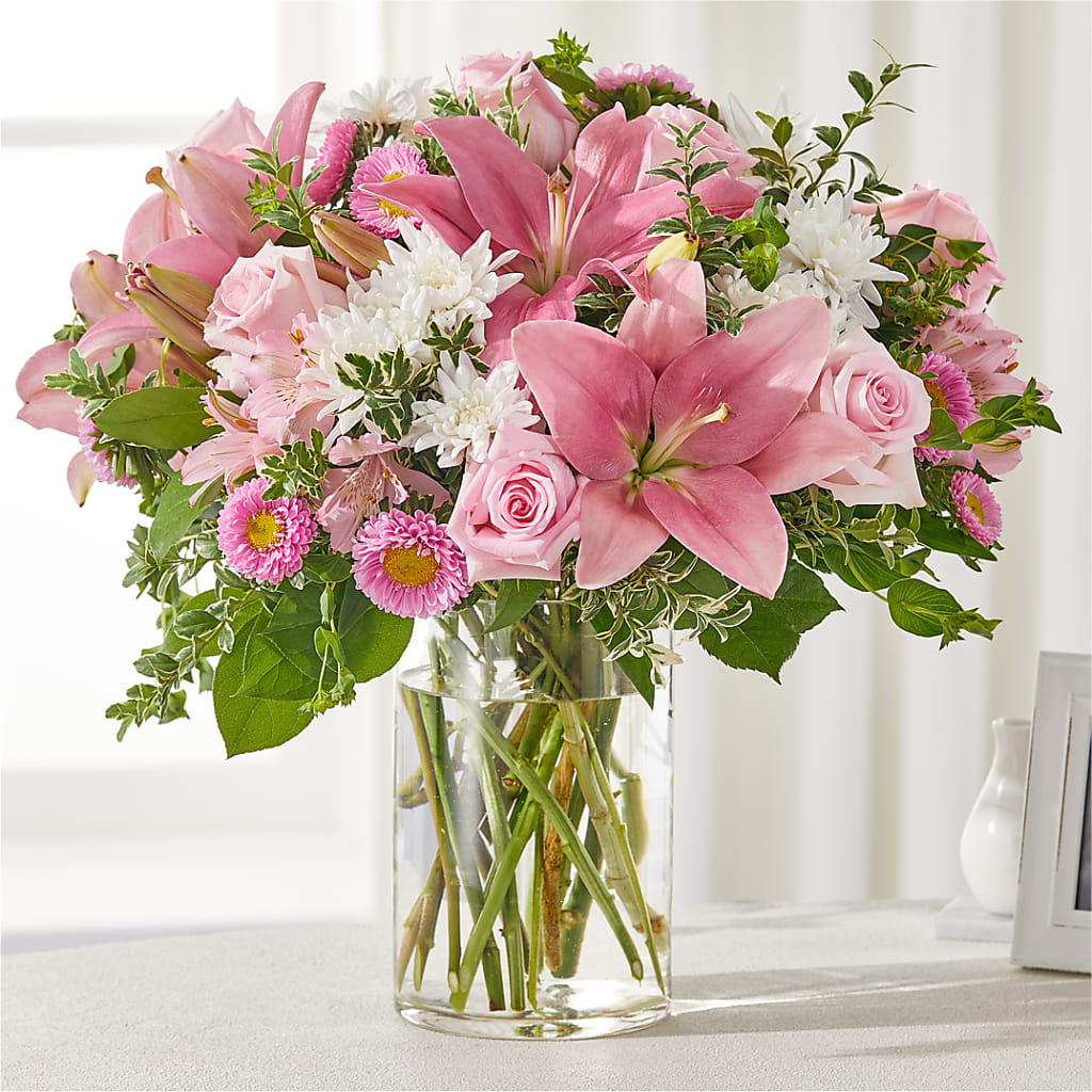 Healing Hug Bouquet – White Lilies N Paradise, Kokomo IN