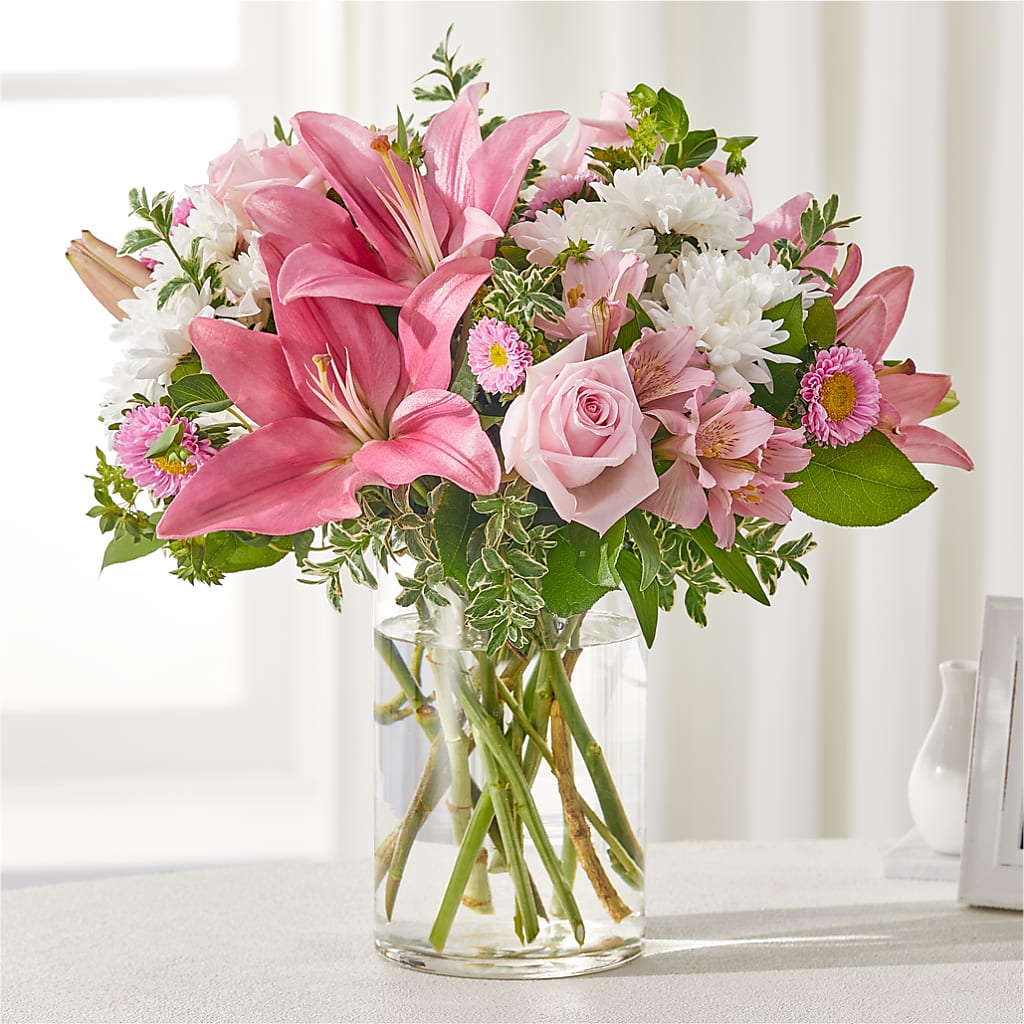Healing Hug Bouquet – White Lilies N Paradise, Kokomo IN