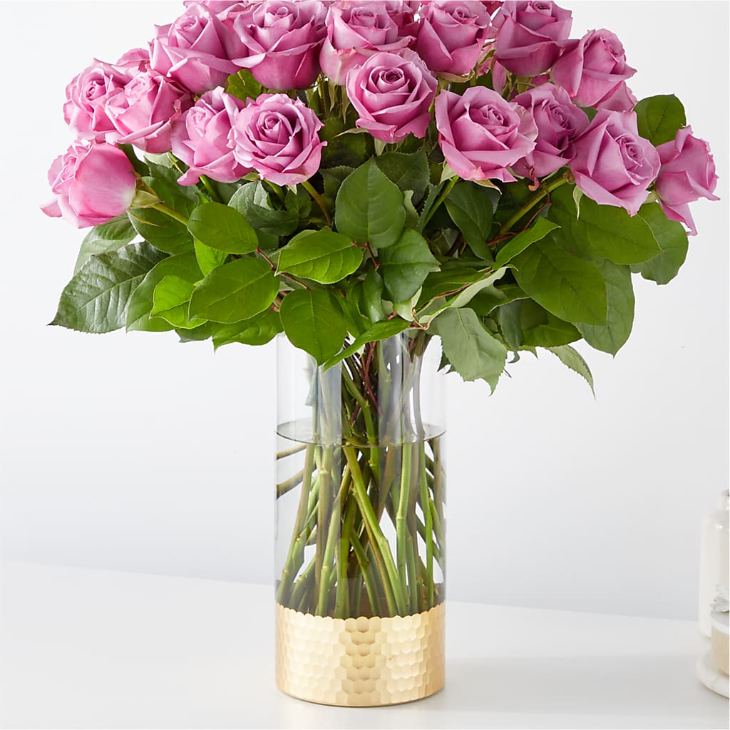 Secret Admirer Lavender Rose Bouquet – White Lilies N Paradise, Kokomo IN