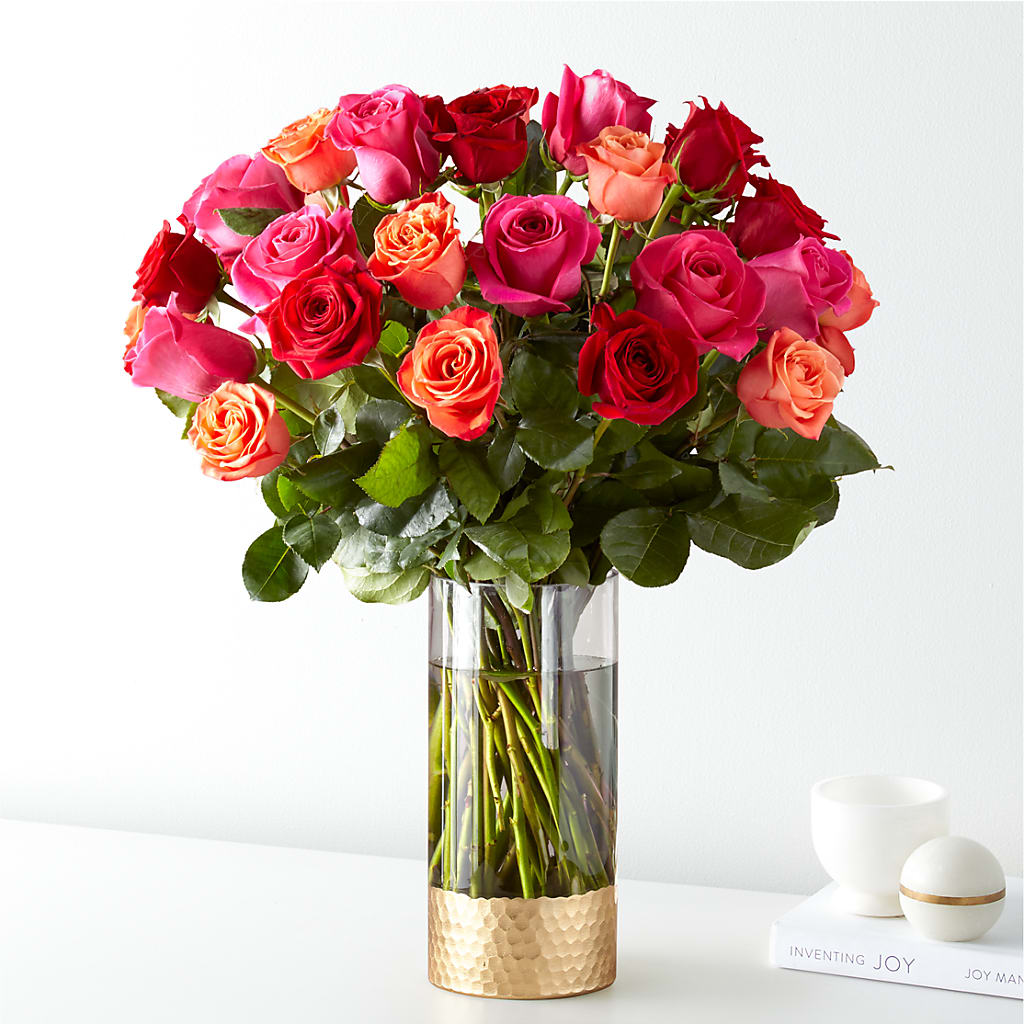 Ever After Rose Bouquet – White Lilies N Paradise, Kokomo IN