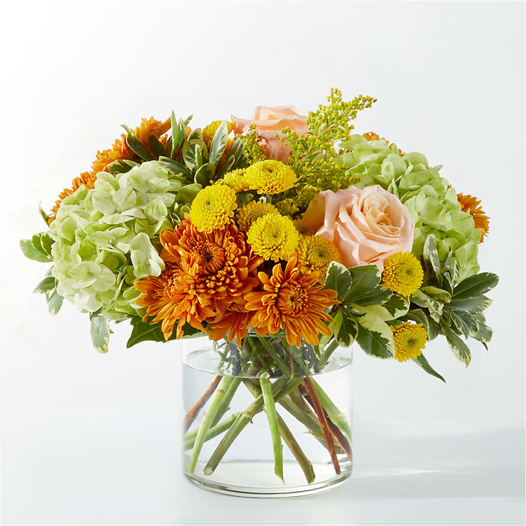 Fall Foliage Bouquet – White Lilies N Paradise, Kokomo IN
