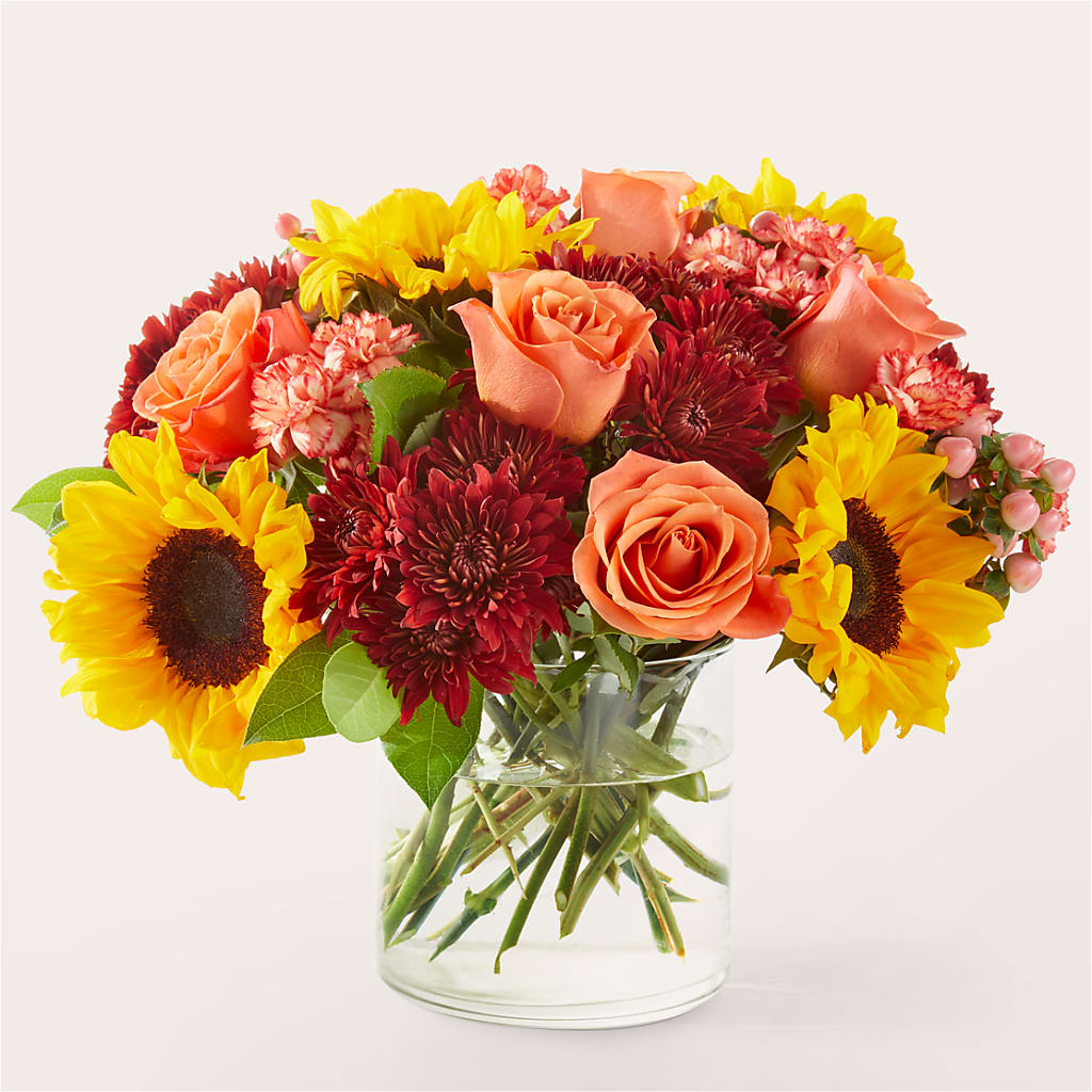 September Sunset Bouquet – White Lilies N Paradise, Kokomo IN