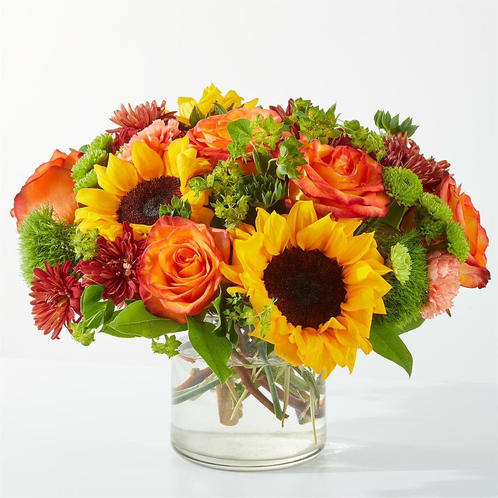 Harvest Festival Bouquet – White Lilies N Paradise, Kokomo IN