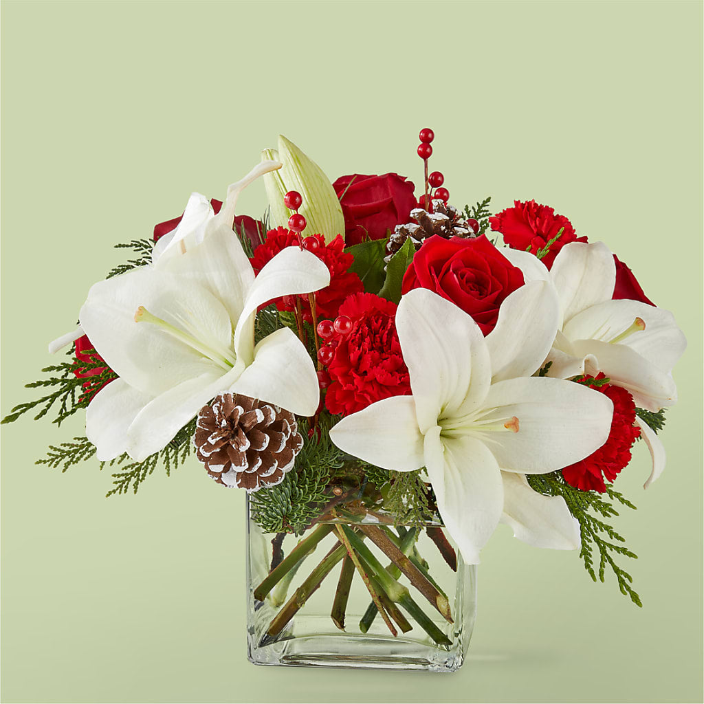 Glistening Icicles Bouquet – White Lilies N Paradise, Kokomo IN