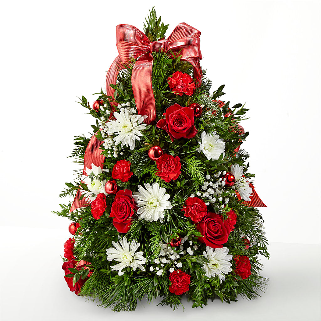 Make It Merry Tree – White Lilies N Paradise, Kokomo IN