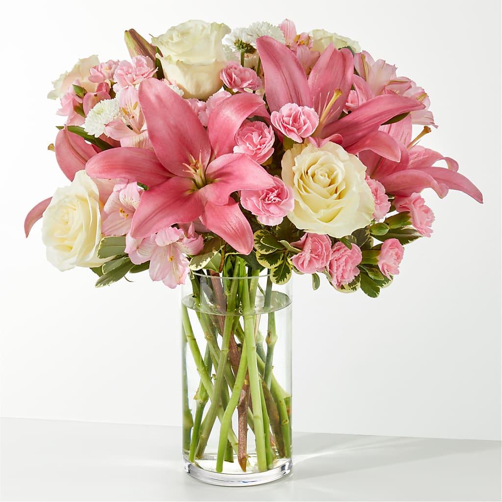 Piece of Cake Bouquet – White Lilies N Paradise, Kokomo IN
