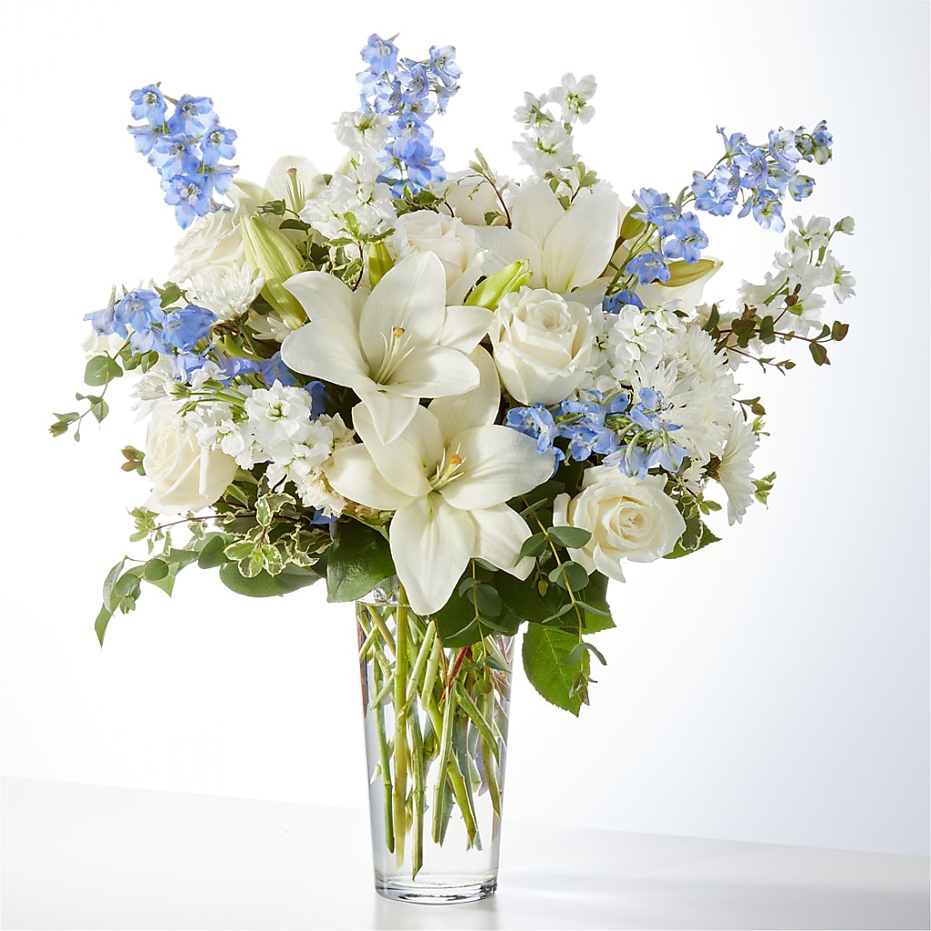 Peace of Mind Bouquet – White Lilies N Paradise, Kokomo IN