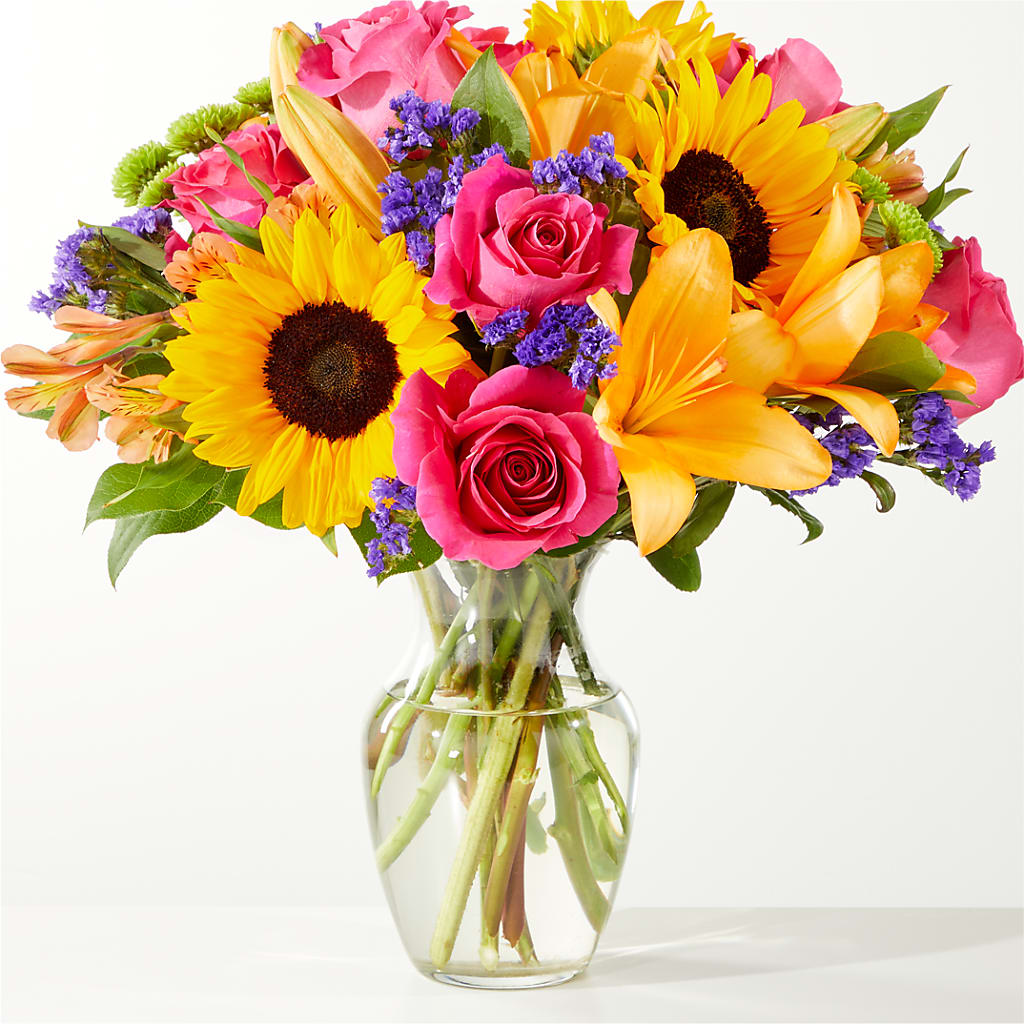 Joyful Bouquet – White Lilies N Paradise, Kokomo IN