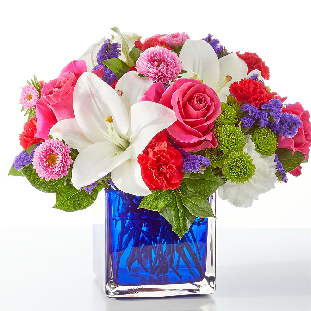 Quality Time Bouquet – White Lilies N Paradise, Kokomo IN