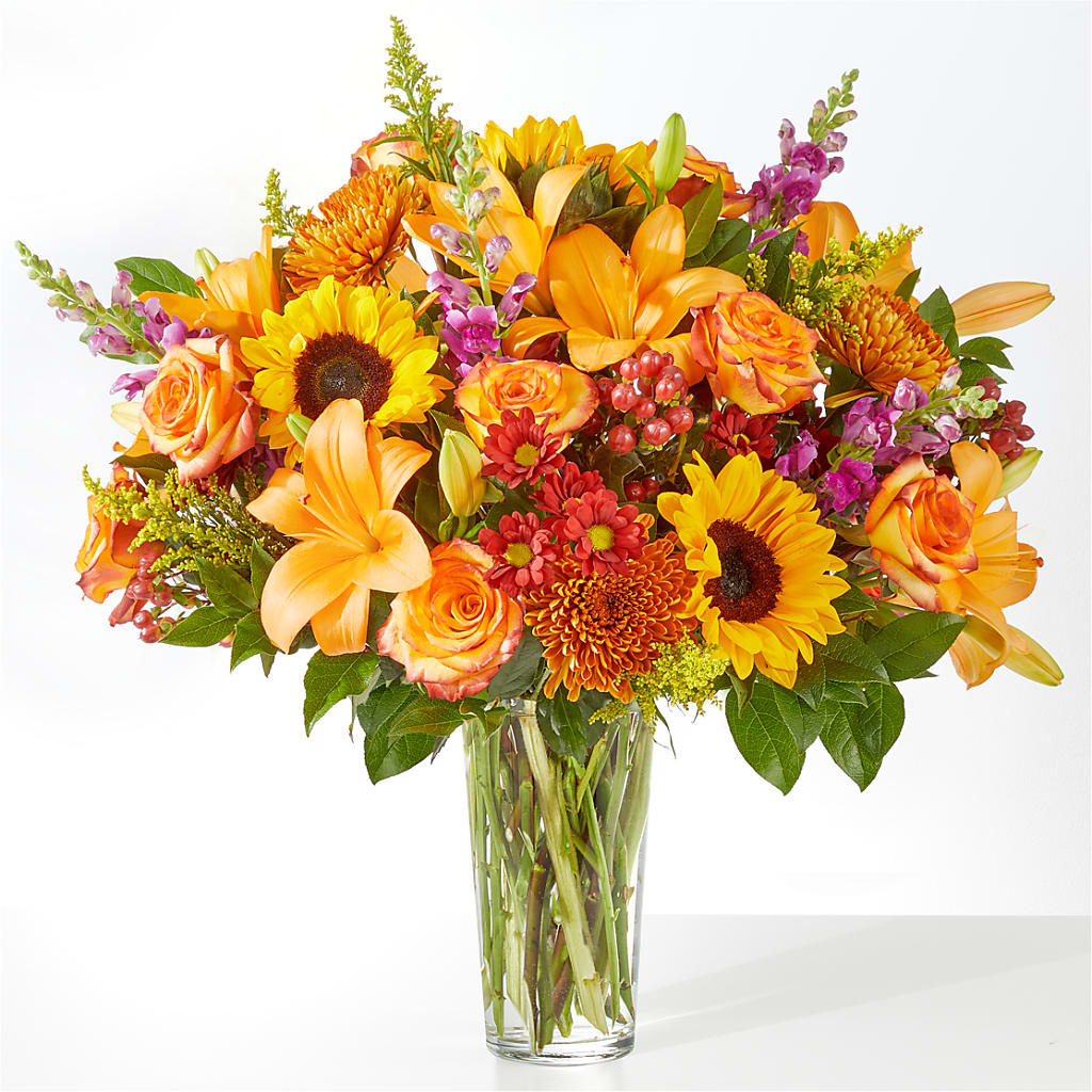 Seasons Change Bouquet – White Lilies N Paradise, Kokomo IN
