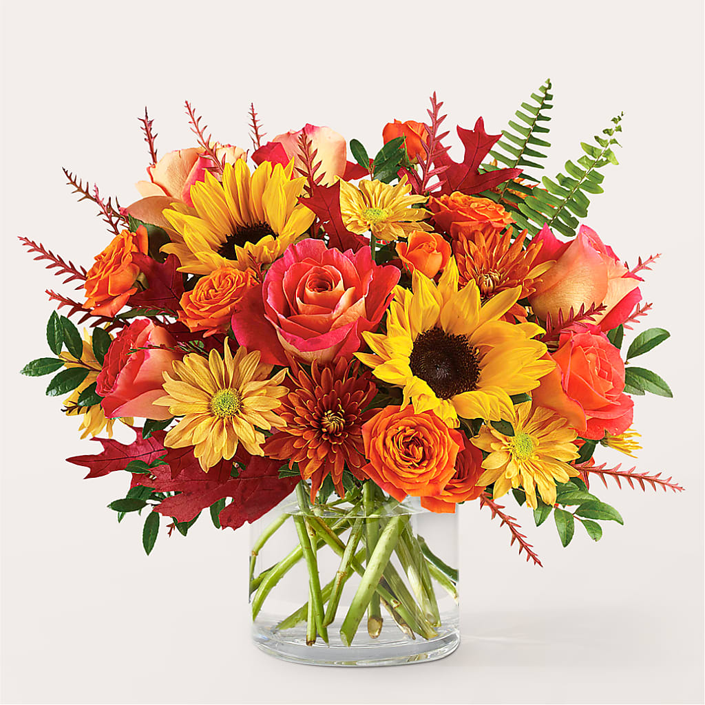 Fall Campfire Bouquet – White Lilies N Paradise, Kokomo IN