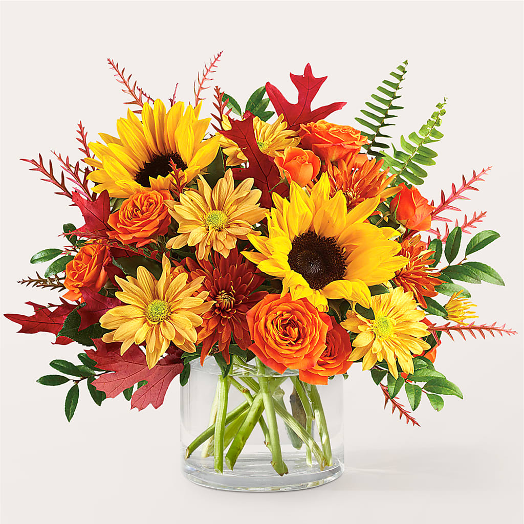 Fall Campfire Bouquet – White Lilies N Paradise, Kokomo IN