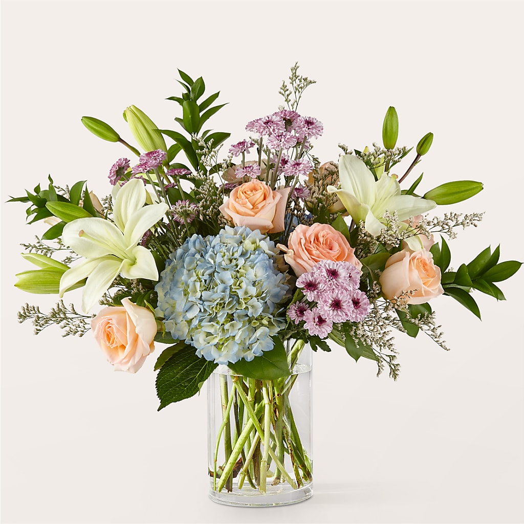 Slow Mornings Bouquet – White Lilies N Paradise, Kokomo IN