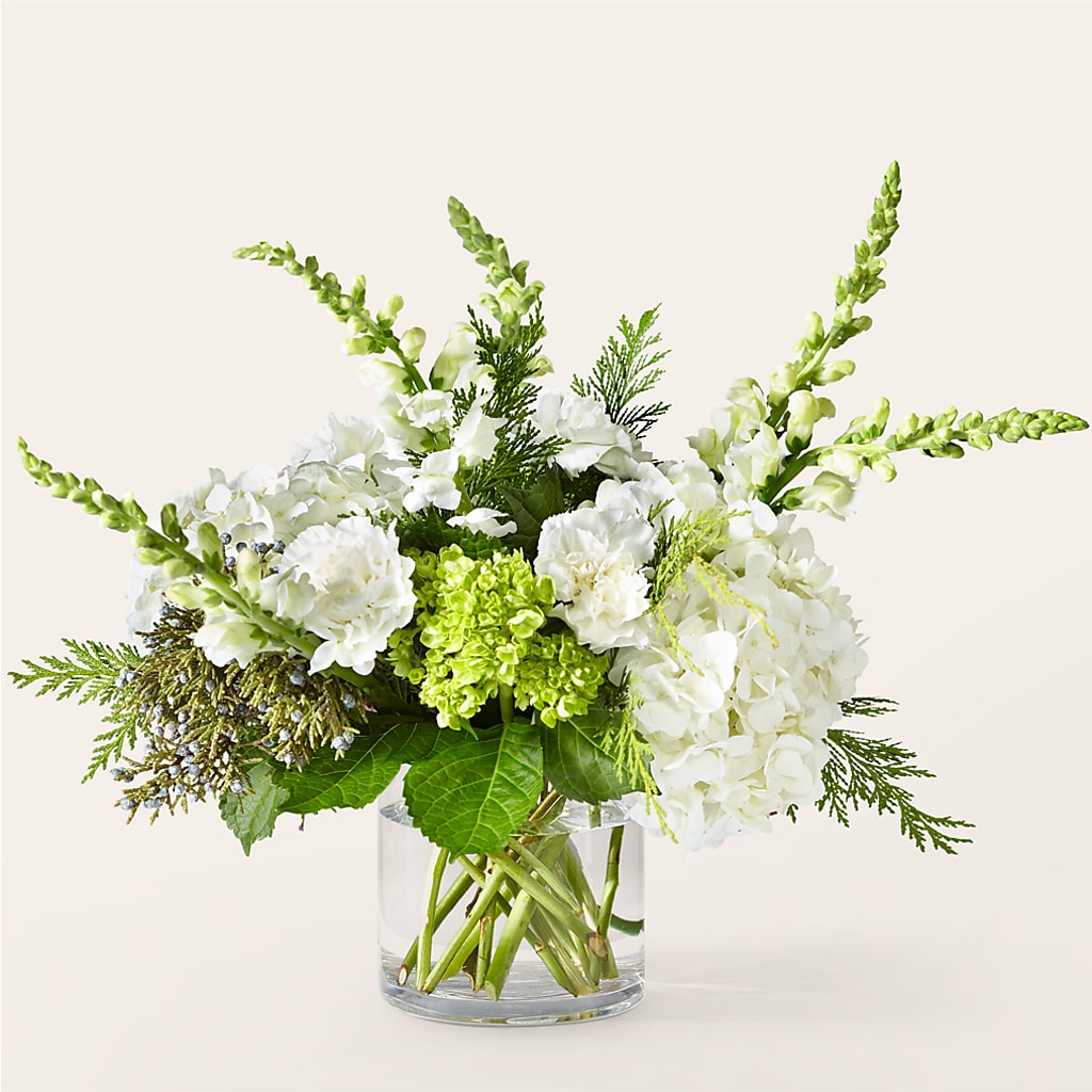 Marshmallows on Top Bouquet – White Lilies N Paradise, Kokomo IN
