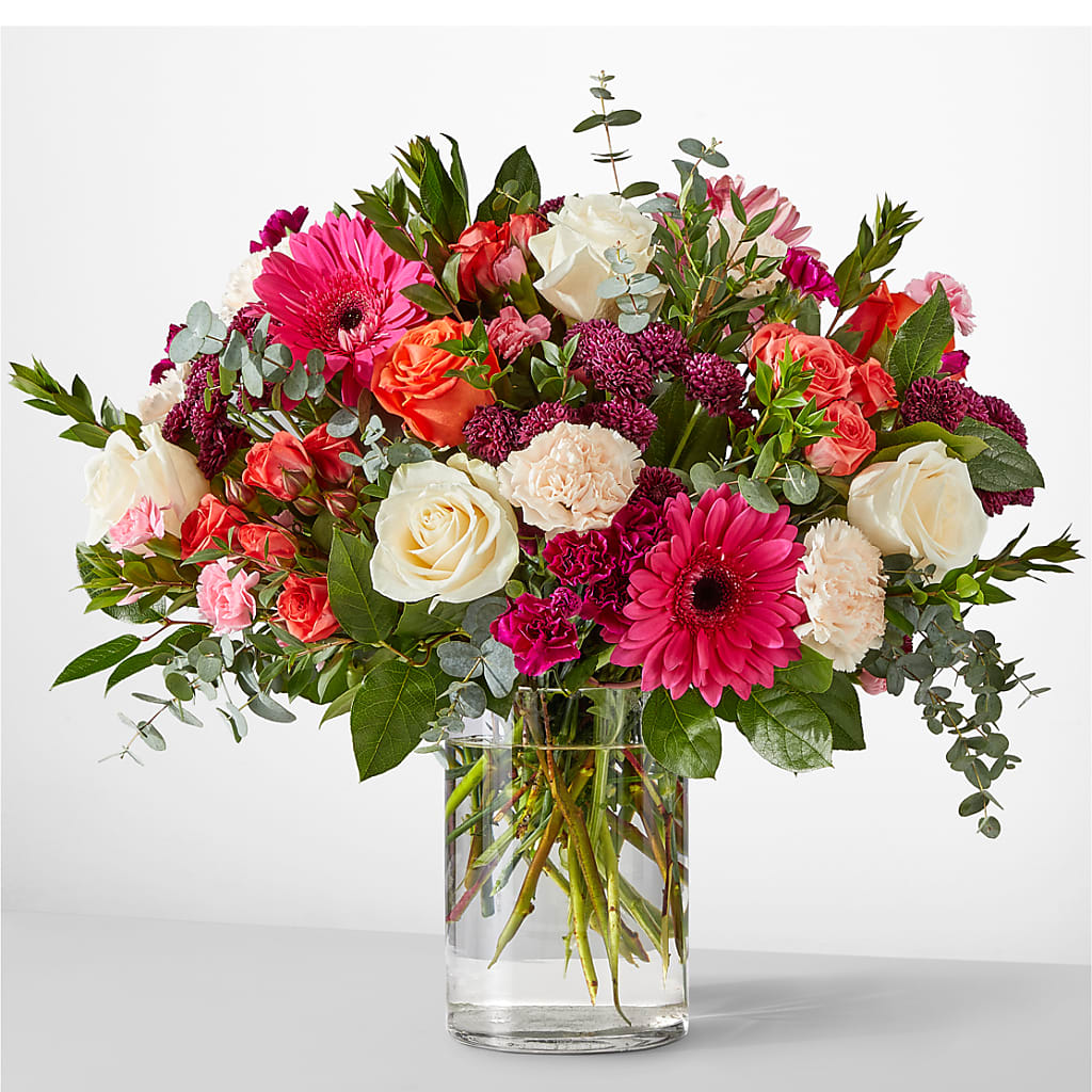 Smell the Roses Bouquet – White Lilies N Paradise, Kokomo IN