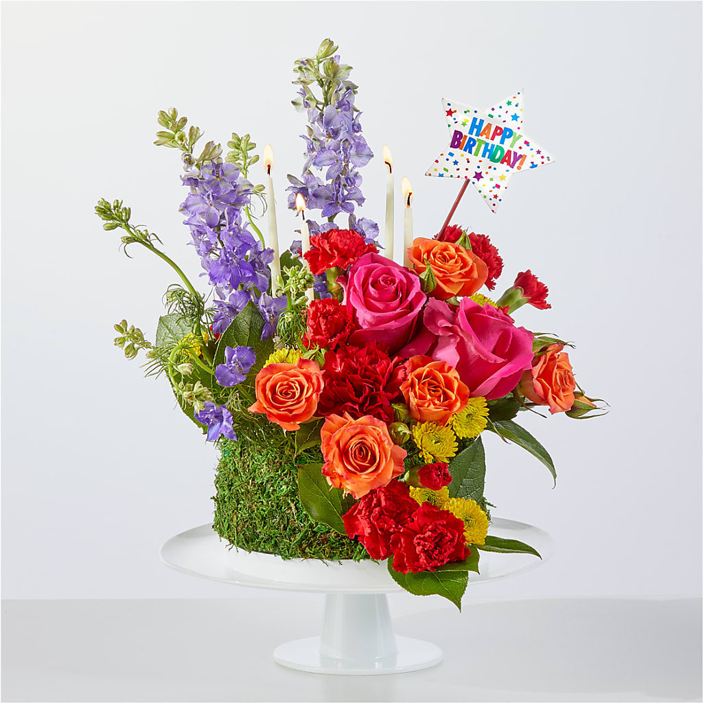 Best Year Yet Floral Cake – White Lilies N Paradise, Kokomo IN
