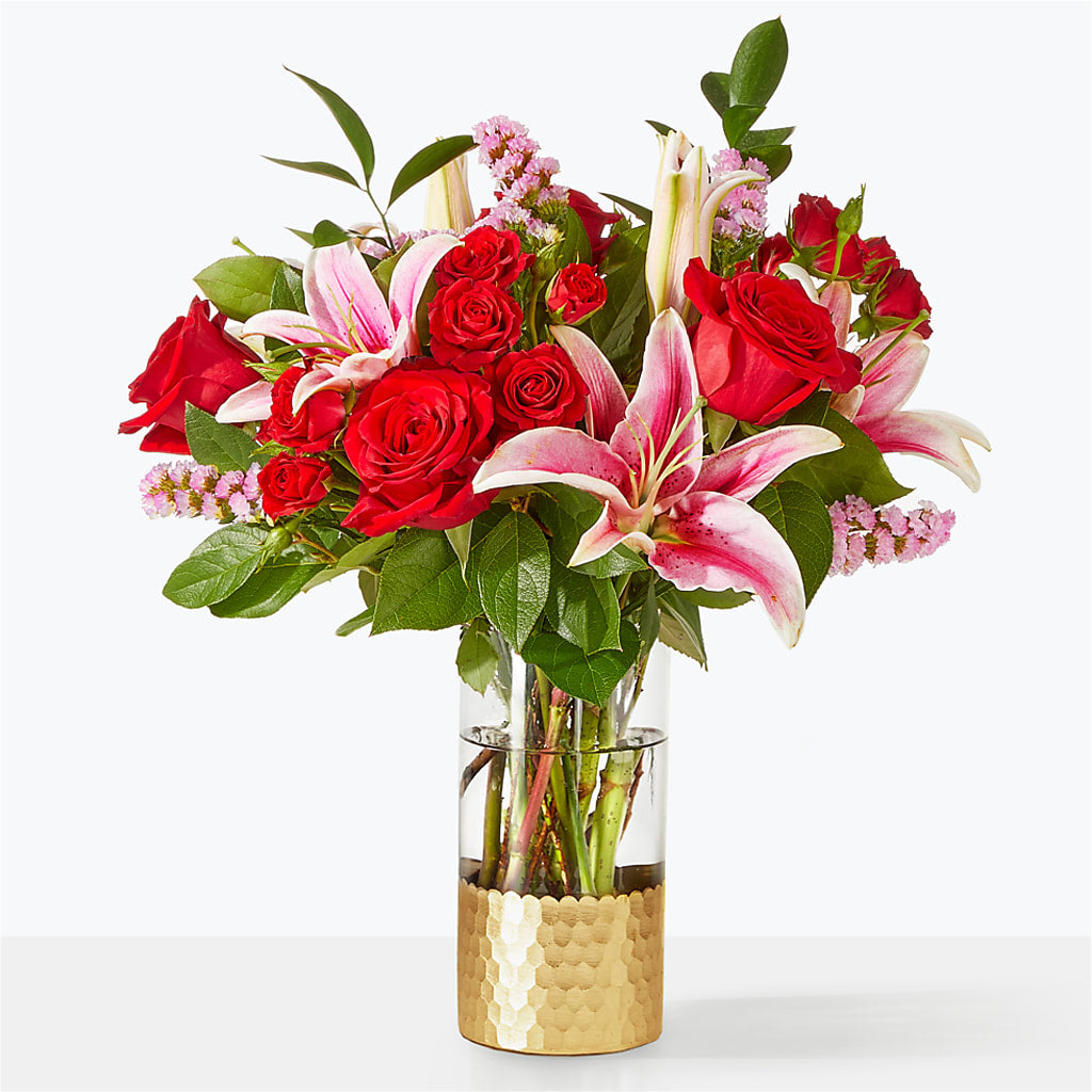 Hopeless Romantic Bouquet – White Lilies N Paradise, Kokomo IN