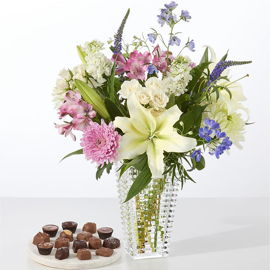 Winter Celebration Bouquet –  White Lilies N Paradise, Kokomo IN
