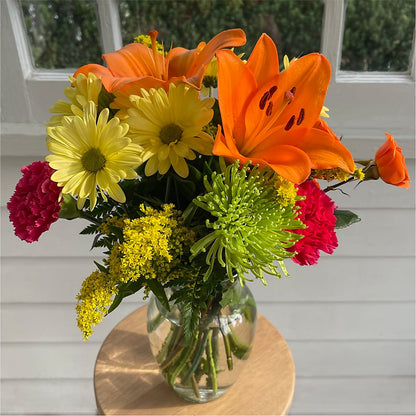 Bold & Bright – A Florist Original –  White Lilies N Paradise, Kokomo IN