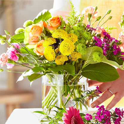 Bold & Bright – A Florist Original –  White Lilies N Paradise, Kokomo IN