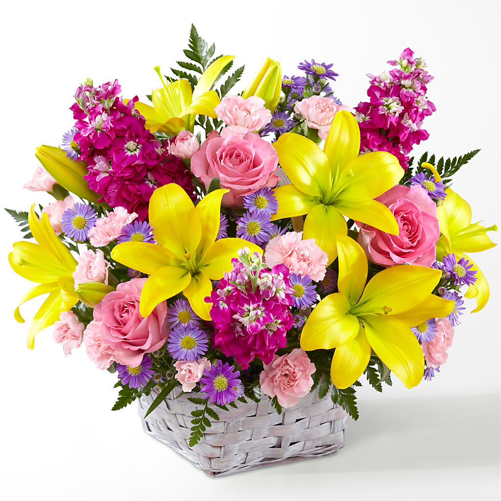 Bright Lights Bouquet –  White Lilies N Paradise, Kokomo IN