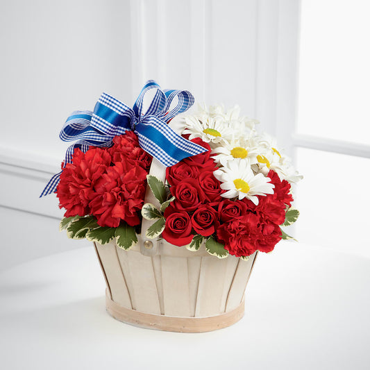 Justice Basket –  White Lilies N Paradise, Kokomo IN