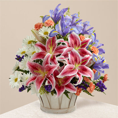 The Wondrous Nature Bouquet –  White Lilies N Paradise, Kokomo IN