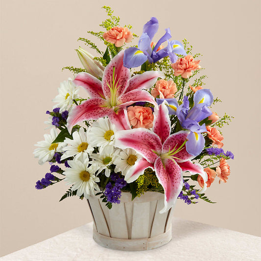 The Wondrous Nature Bouquet –  White Lilies N Paradise, Kokomo IN