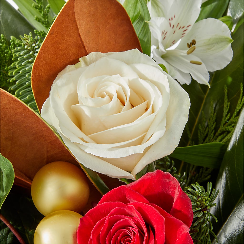 Joy & Jolly Bouquet –  White Lilies N Paradise, Kokomo IN