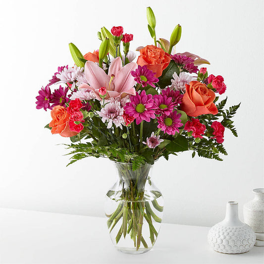 Light of My Life Bouquet –  White Lilies N Paradise, Kokomo IN
