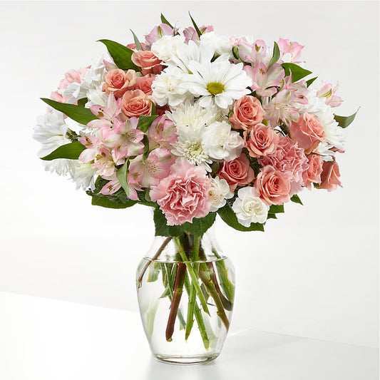 Blush Crush Bouquet –  White Lilies N Paradise, Kokomo IN