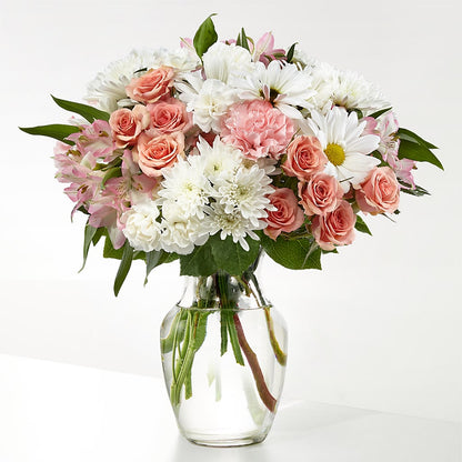 Blush Crush Bouquet –  White Lilies N Paradise, Kokomo IN