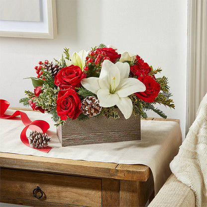 Snowy Wonderland Bouquet –  White Lilies N Paradise, Kokomo IN
