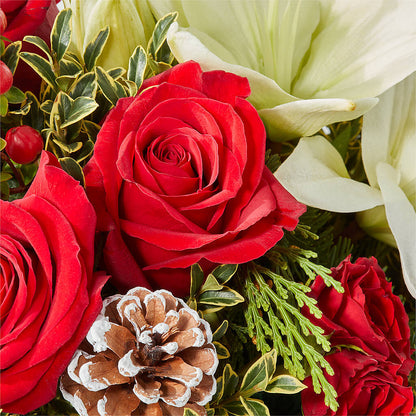 Snowy Wonderland Bouquet –  White Lilies N Paradise, Kokomo IN