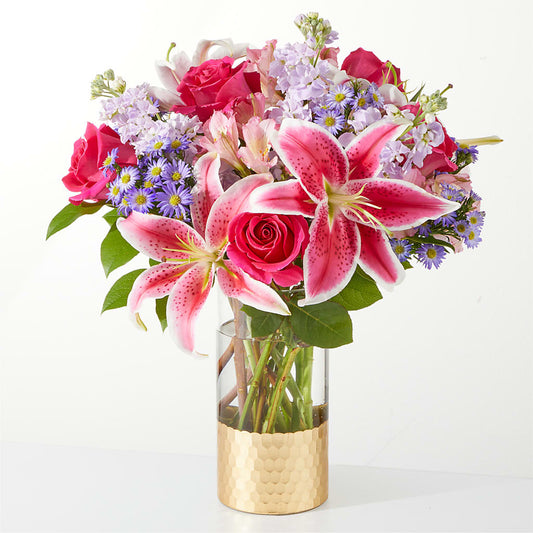 Pressing Petals Bouquet –  White Lilies N Paradise, Kokomo IN