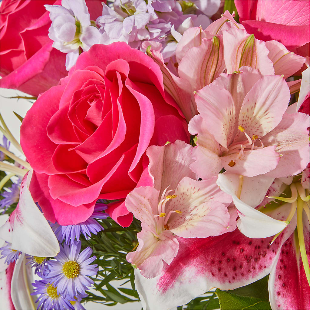 Pressing Petals Bouquet –  White Lilies N Paradise, Kokomo IN