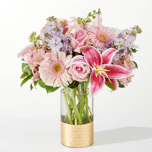 The Teahouse Bouquet –  White Lilies N Paradise, Kokomo IN