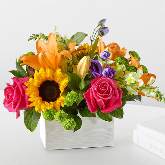 Best Day Box Bouquet –  White Lilies N Paradise, Kokomo IN
