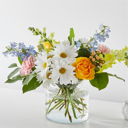 Sun Salutation Bouquet –  White Lilies N Paradise, Kokomo IN