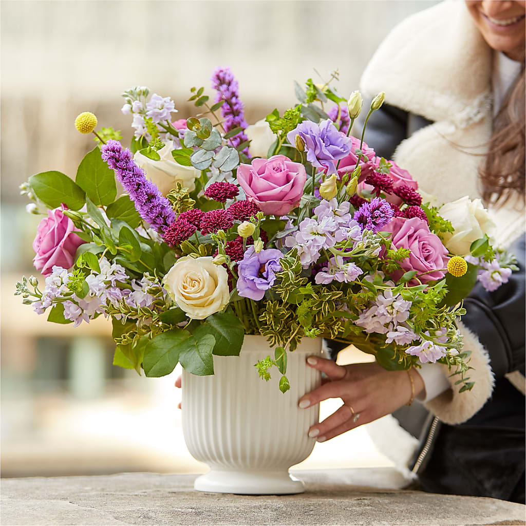 Work of Art Bouquet –  White Lilies N Paradise, Kokomo IN