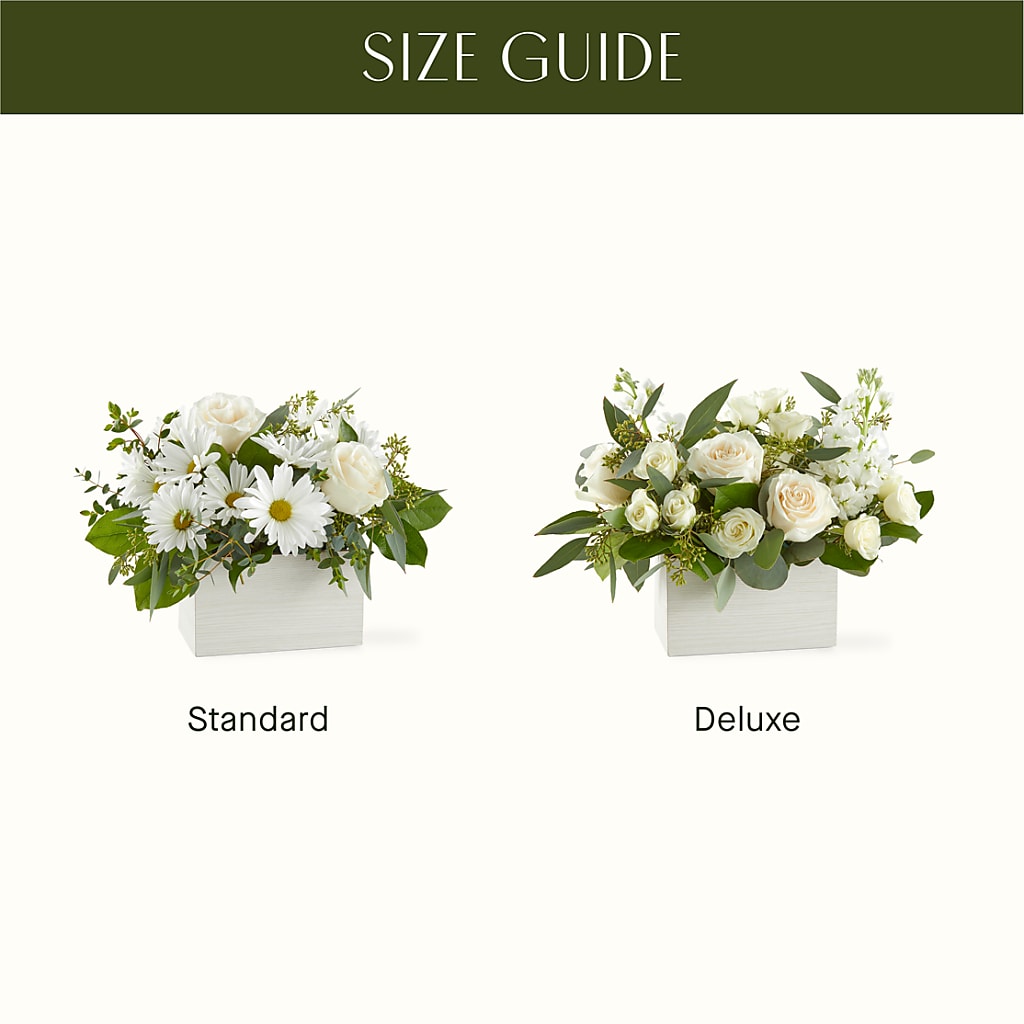 Fresh Linen Box Bouquet –  White Lilies N Paradise, Kokomo IN