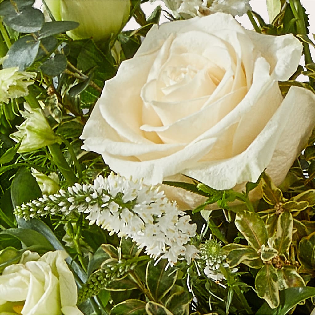 Cashmere Bouquet –  White Lilies N Paradise, Kokomo IN
