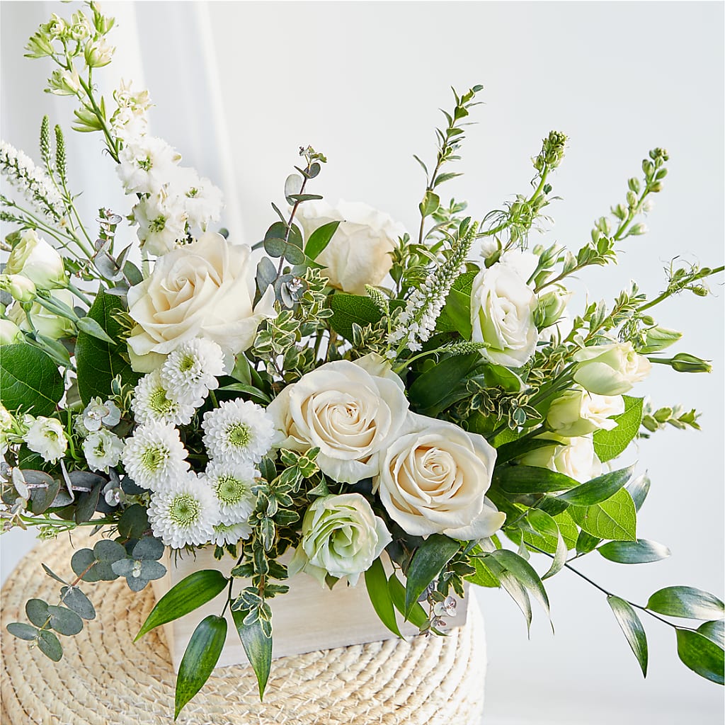 Cashmere Bouquet –  White Lilies N Paradise, Kokomo IN