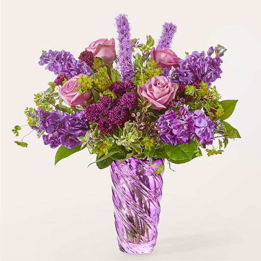 Garden Mist Bouquet –  White Lilies N Paradise, Kokomo IN