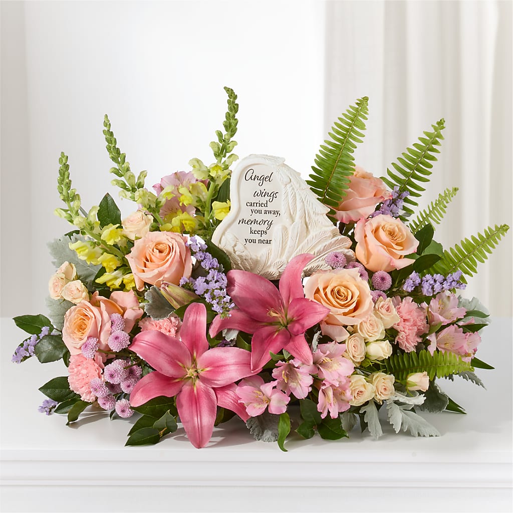 Gentle Light Arrangement –  White Lilies N Paradise, Kokomo IN