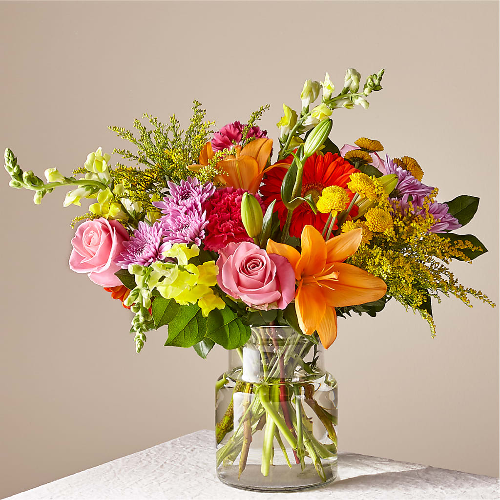 Party Punch Bouquet –  White Lilies N Paradise, Kokomo IN