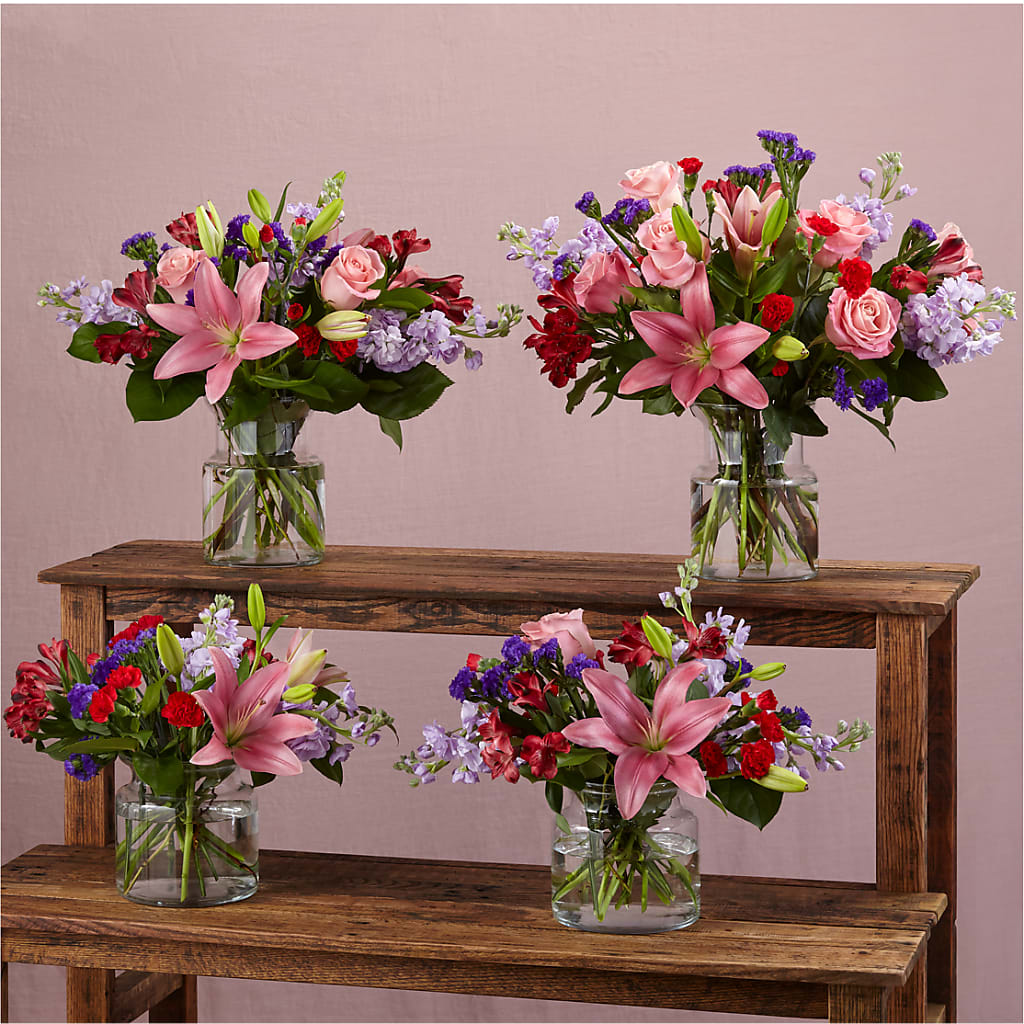 Romantique Bouquet –  White Lilies N Paradise, Kokomo IN