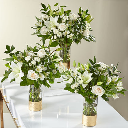 Beautiful Day Bouquet –  White Lilies N Paradise, Kokomo IN