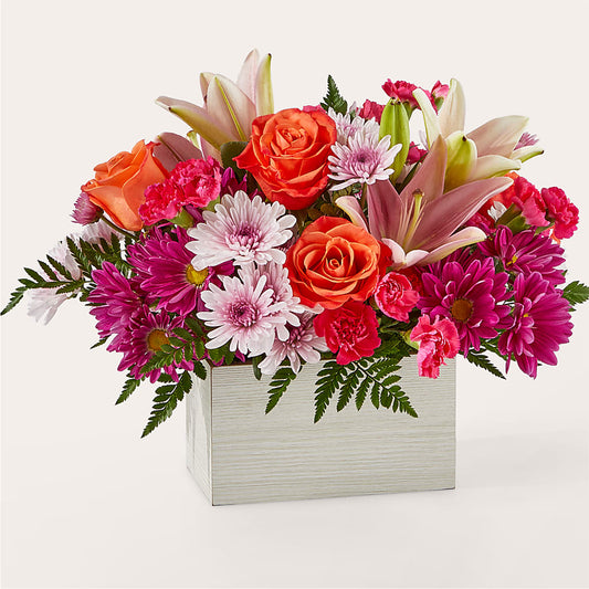 Light of My Life Box Bouquet –  White Lilies N Paradise, Kokomo IN